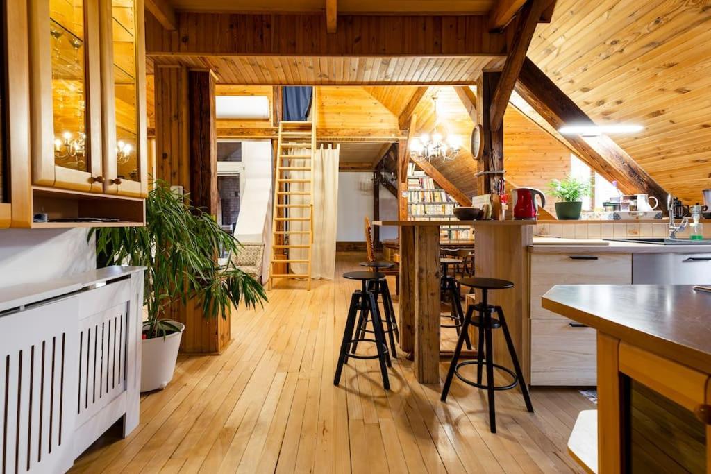 Rooftop 180M2 Loft With Private Sauna, Bratislava Exterior photo