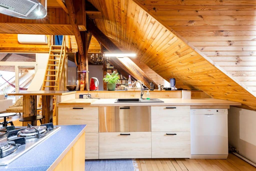 Rooftop 180M2 Loft With Private Sauna, Bratislava Exterior photo