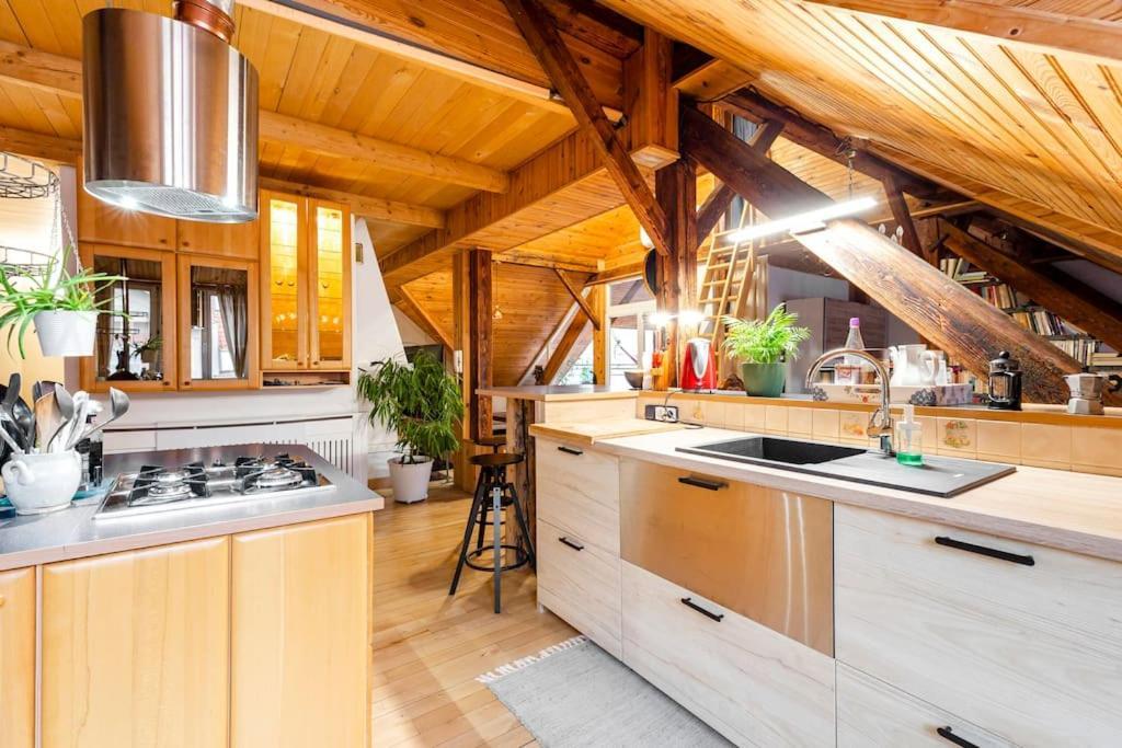 Rooftop 180M2 Loft With Private Sauna, Bratislava Exterior photo